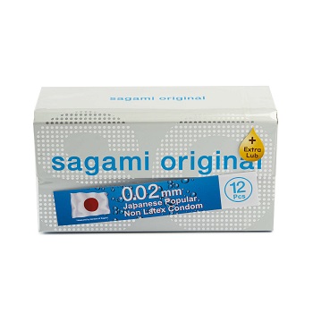 Презервативы Sagami Original 0.02 Extra Lub (12 шт)