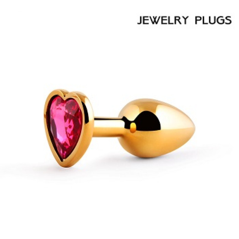Anal sleeve gold heart S
