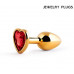 Anal sleeve gold heart S