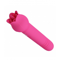 Vibrator with tongue and friction Pretty Love Chaley