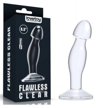 Купить анальную пробку Flawless Clear Prostate Plug 6.5