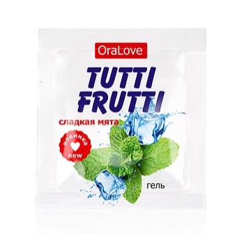 Купить гель TUTTI-FRUTTI СЛАДКАЯ МЯТА одноразовая упаковка