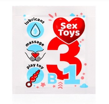 Купить гель-любрикант SexToys одноразовая упаковка